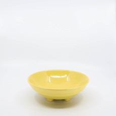 Pacific Pottery Hostessware 315 Pretzel Bowl Yellow