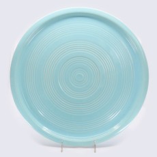 Pacific Pottery Hostessware 451 Target Platter Aqua