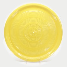 Pacific Pottery Hostessware 451 Target Platter Yellow