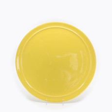 Pacific Pottery Hostessware 619 13 Cake Plate Yellow