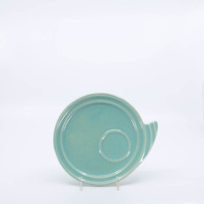 Pacific Pottery Hostessware 632 Canape Plate Green