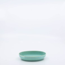 Pacific Pottery Hostessware 667 Ind Oval Bowl Green
