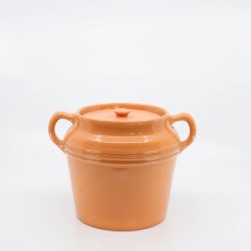 Pacific Pottery Hostessware 236 Beanpot Apricot