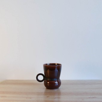 Vernon Kilns Early California No 3 Tumbler Orange