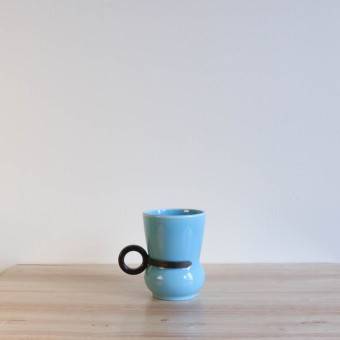 Vernon Kilns Early California No 3 Tumbler Turquoise