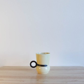 Vernon Kilns Early California No 3 Tumbler Yellow