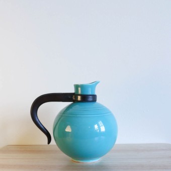 Vernon Kilns Early California Carafe Round Green