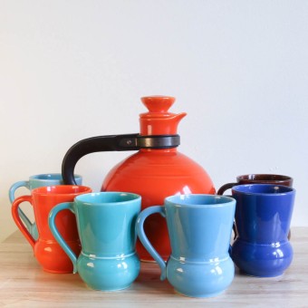 Vernon Kilns Early California Carafe Set