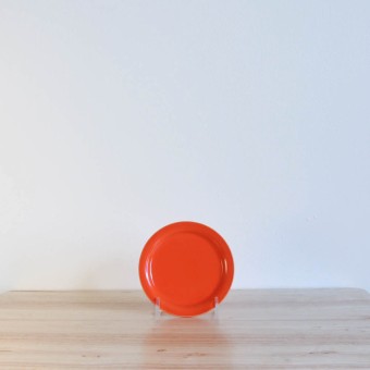 Vernon Kilns Early California Coaster Orange