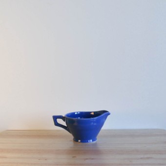 Vernon Kilns Early California Creamer Angled Blue