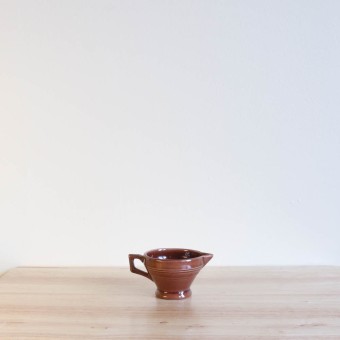 Vernon Kilns Early California Demi Creamer Brown