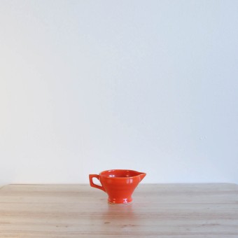 Vernon Kilns Early California Demi Creamer Orange