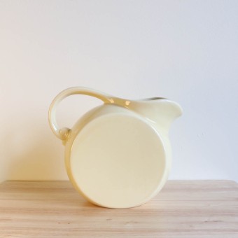 Vernon Kilns Early California Disk Pitcher Yellow