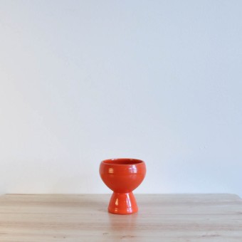 Vernon Kilns Early California Eggcup Orange