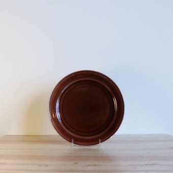 Vernon Kilns Early California Salad Plate Brown