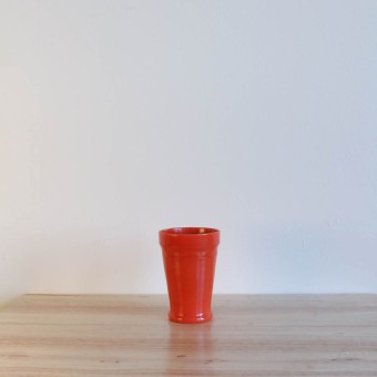 Vernon Kilns Early California #1 Tumbler Orange