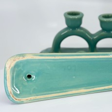 QwkDog Pacific Pottery Artware 707 Candleholders green base