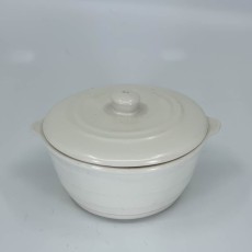 QwkDog Pacific Pottery Hostessware 205 C Ramekin Lid white