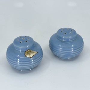 QwkDog Pacific Pottery Hostessware 631 632 Shakers delph blue