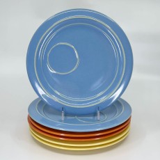 QwkDog Pacific Pottery Hostessware 632 Buffet Plates delph blue