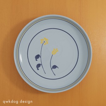 QwkDog 3D Pacific Pottery Hostessware Decorated Poppy Delph