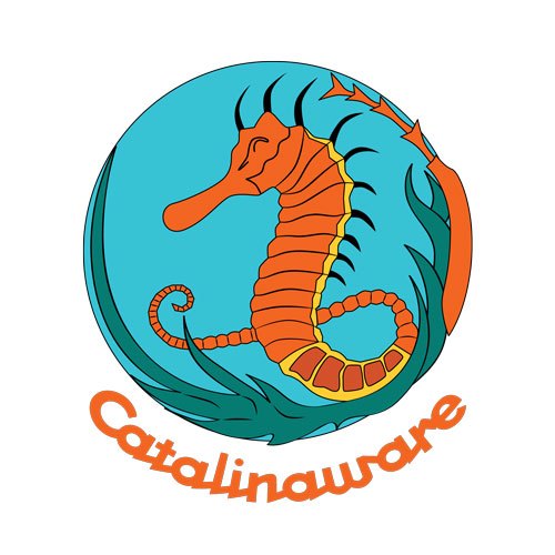 QwkDog Catalinaware Seahorse Logo