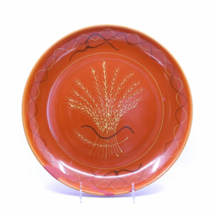 #663 Low Bowl - Wheat Spray