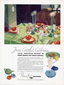 Pacific Pottery Advertising - 1936