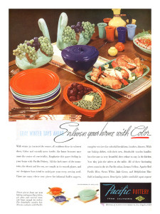 Pacific Pottery Advertising - 1936