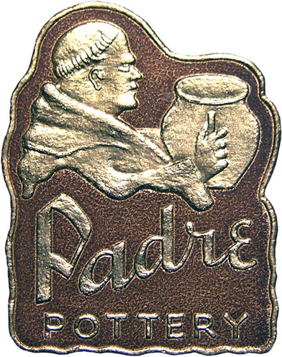 Padre Pottery Foil Label