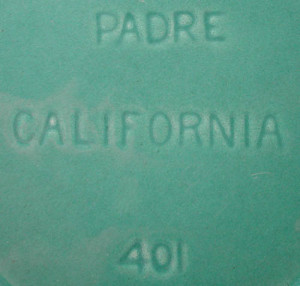 Padre Pottery In-Mold Mark
