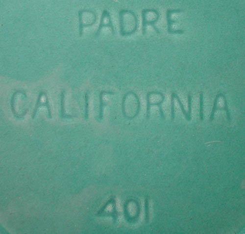 Padre Pottery In-Mold Mark