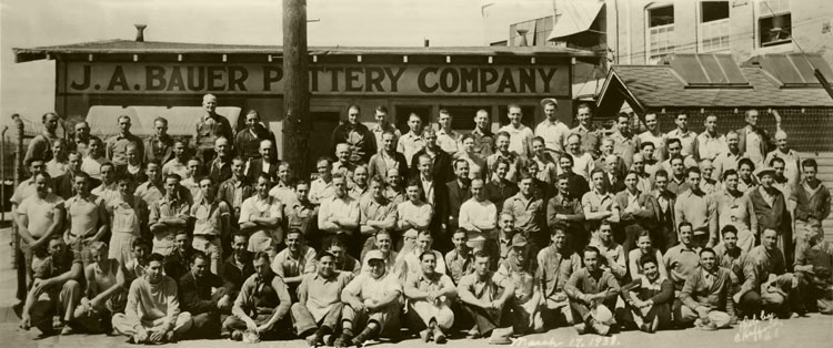 Bauer Pottery Employees, March 1938