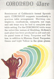 Franciscan Coronado Advertisement