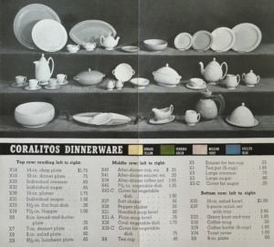 Pacific Pottery Coralitos brochure