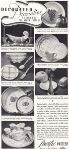 Pacific Pottery Hostess Ware - Decorated