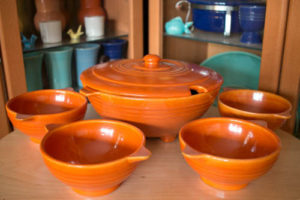 Pacific Pottery Hostessware 602-36A Tureen & Bowls