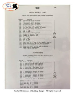 Pacific Pottery Artware Catalog