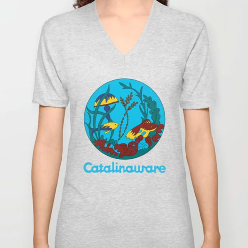QwkDog Catalina Island Undersea T-Shirt
