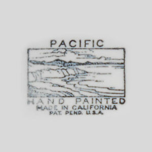 Pacific Hand Painted Backstamp