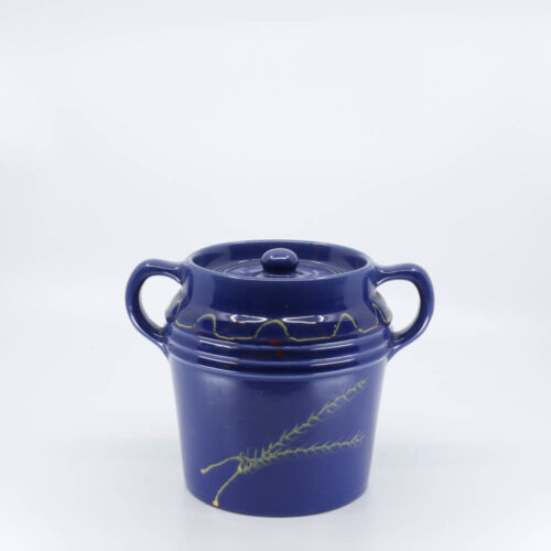 Pacific Pottery Hostessware 235 Beanpot Dec Wheat Pacblue