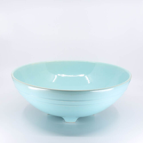 Pacific Pottery Hostessware 314 Serving Bowl Aqua