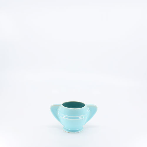 Pacific Pottery Hostessware 450 Demi Sugar Aqua