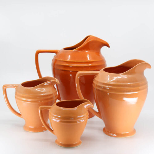 Pacific Pottery Hostessware 460-459-458-464 Restyled Pitchers