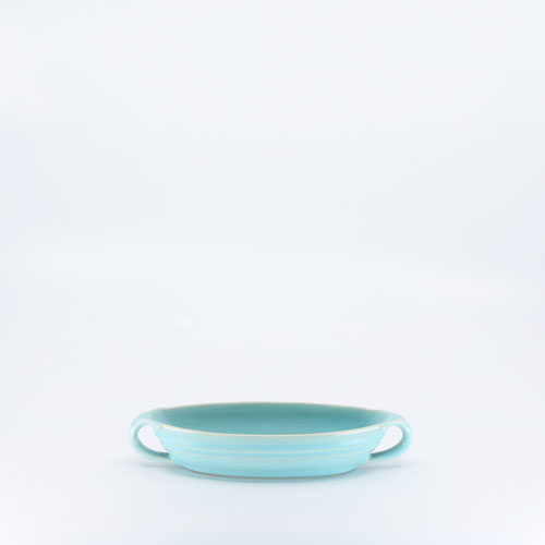 Pacific Pottery Hostessware 666 Ind Salad Server Aqua