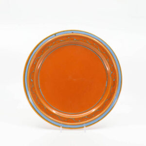 Pacific Pottery Hostessware Decorated 2002 639 Platter Apache Red