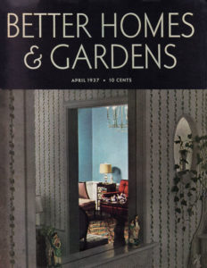 Better Homes April 1937 Cover