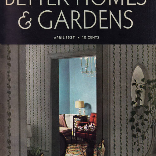 Better Homes April 1937 Cover