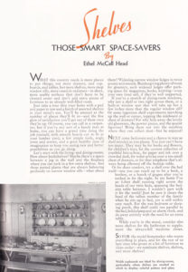 Better Homes Jan 1938 Pacific Pottery Display