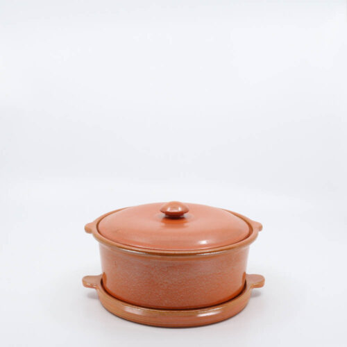 Pacific Pottery Hostessware 201-202 Casserole Set Red